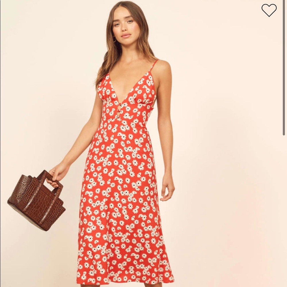 Reformation Montague Dress Size 4 Oppsie Daisy